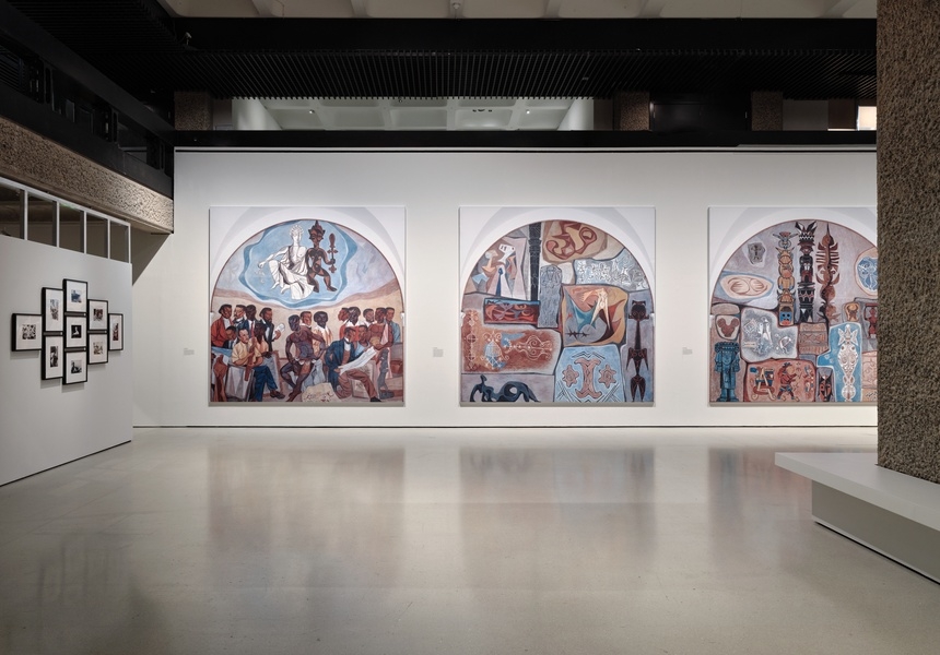 Project a Black Planet The Art and Culture of Panafrica, Installation View, 11 Jun – 6 Sep 2026 © Thomas Adank, Barbican Art Gallery