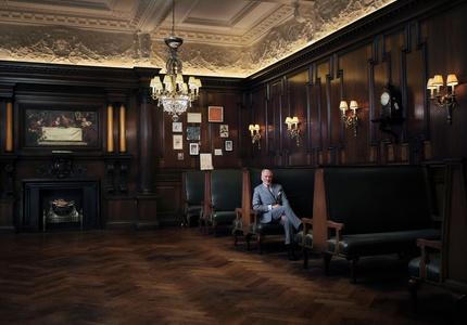 Jeremy King in Simpson's in the Strand