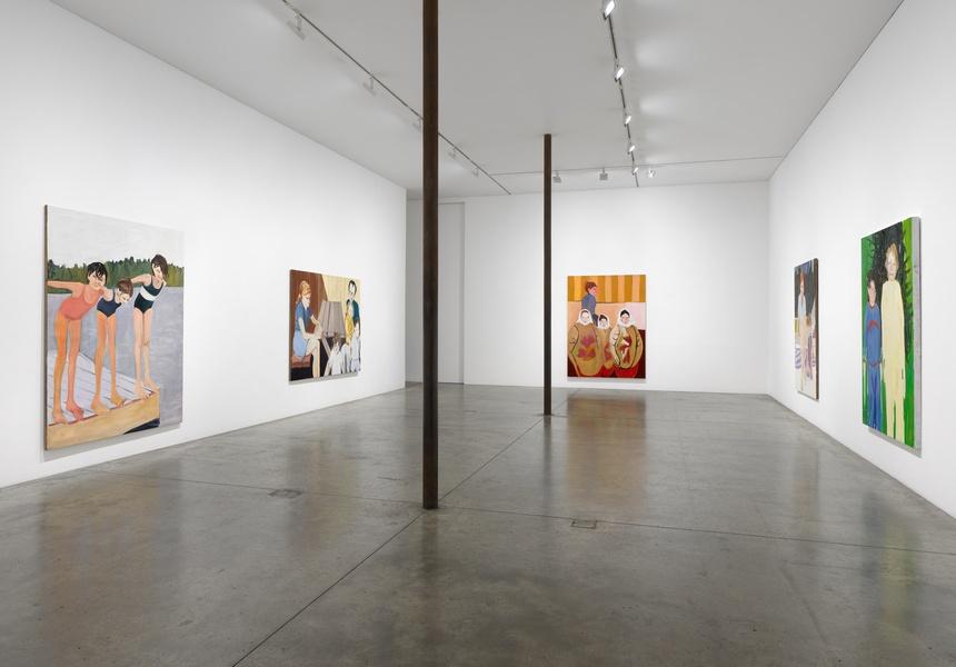 Installation view, Chantal Joffe: I Remember Victoria Miro © Chantal Joffe. Courtesy the artist and Victoria Miro