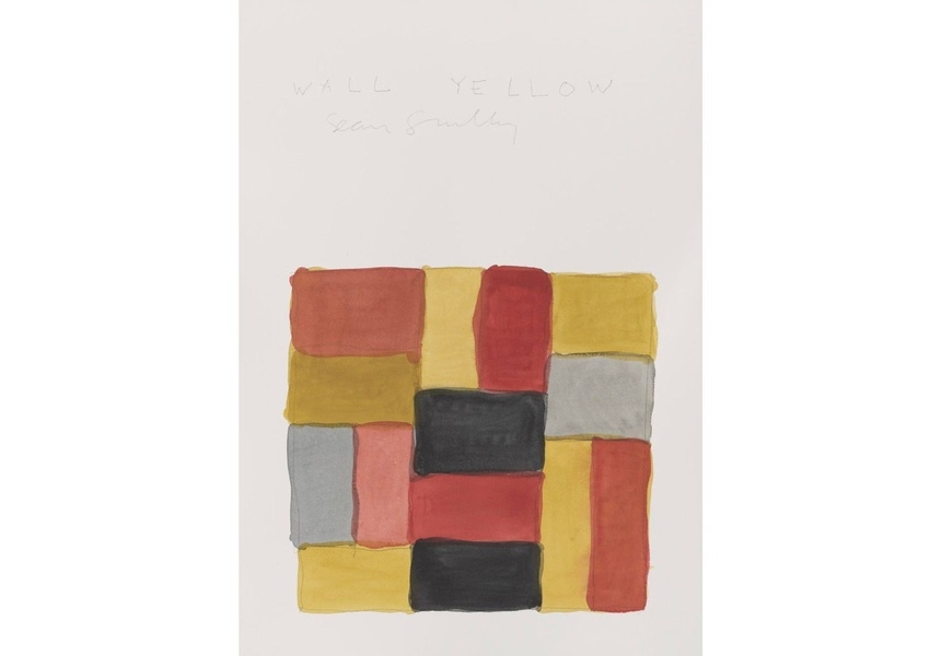 Sean Scully: Wall Yellow (Myanmar), 2021. Unsigned and hand stamped on reverse. LOPF 2026: Migrate Art, STAND W16