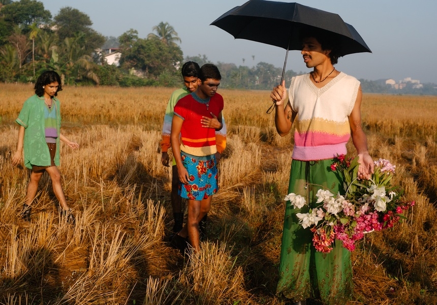 Amesh, Paddy Field Play, Evening Stroll, 2022. © Tavish Gunasena for AMESH