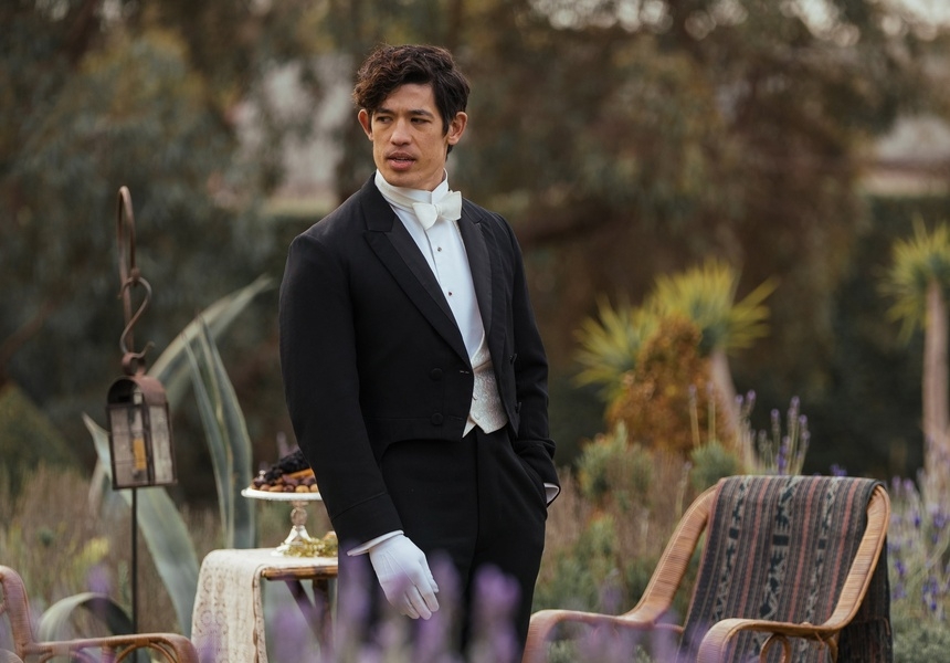 Christopher Chung as Harry in My Brilliant Career·Photo: Courtesy of Netflix / Ian Routledge