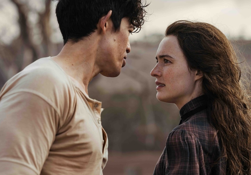 Christopher Chung and Phillipa Northeast in My Brilliant Career·Photo: Ian Routledge/Netflix © 2026