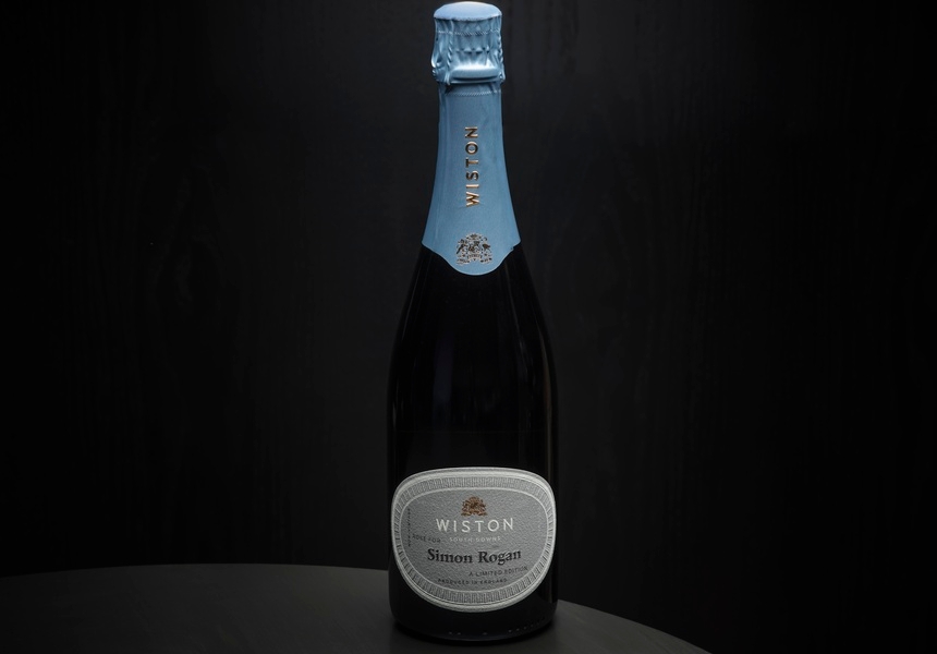 Wiston x Simon Rogan Rosé Sparkling at Aulis