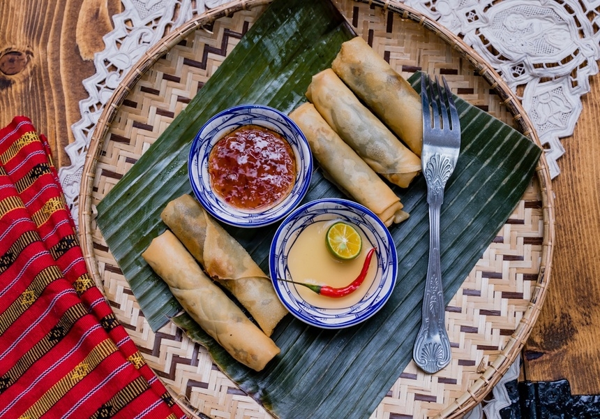 Lumpia at The Adobros