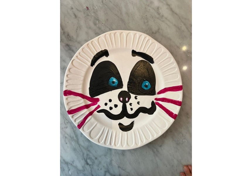 Noel Fielding: 2026. Signed and numbered. Unique stoneware plate painting. LOPF 2026: JEALOUS, STAND W5