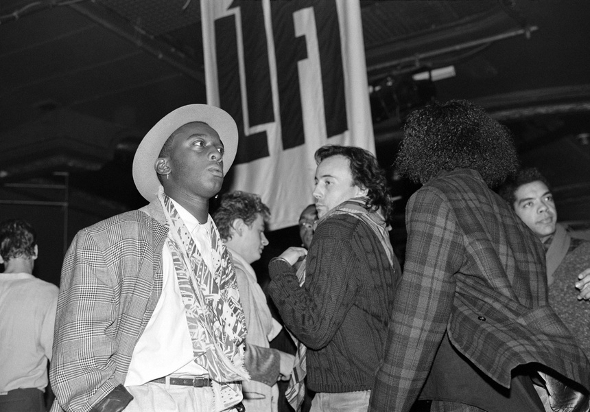 1985, The Lift at the Embassy. David Somerville, Serge Sommaire. Photo: courtesy of Dave Swindells