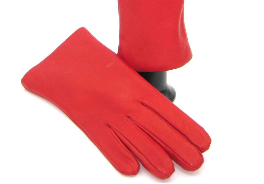 Red Leather Gloves