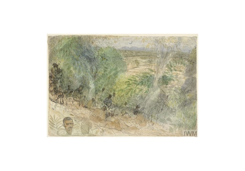 © IWM Anthony Gross, Battle of Arakan, 1943