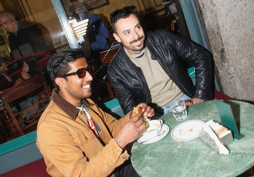 Naz Hassan and Alessandro Boscolo