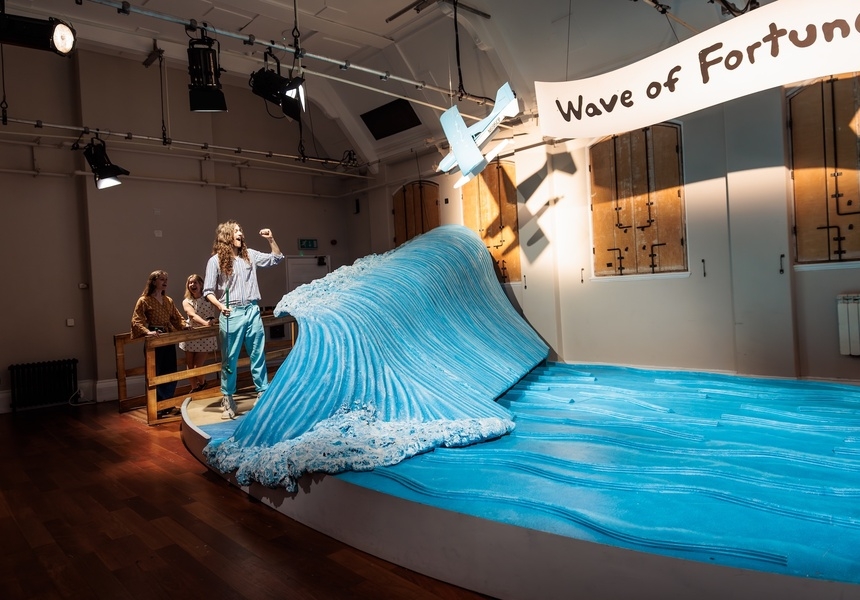 'Wave of Fortune’, Miranda July (The Art of Mini Golf, BAC, 2026)