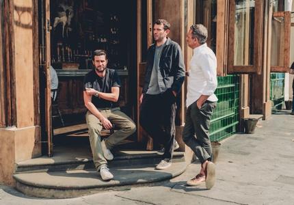 Phil Winser, James Gummer and Olivier van Themsche