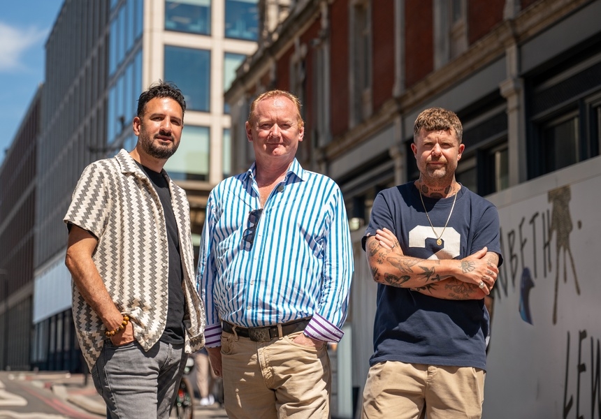 Danie Rampat, Fortune & Green CEO John Nugent and Robin Gill