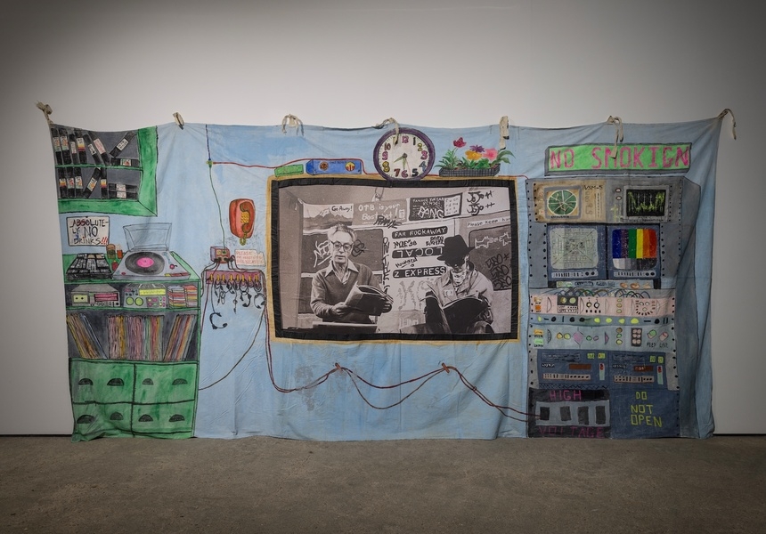 Installation view: Paper Tiger Television, It’s 8:30. Do you know where your brains are? Courtesy Goldsmiths CCA. Photo: Rob Harris.