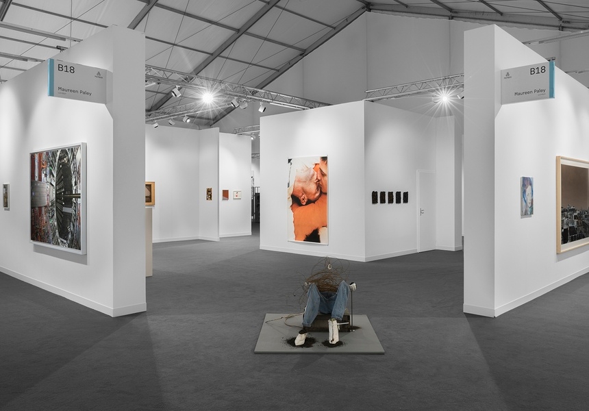 Installation view, Maureen Paley, Stand B18, Frieze London 2024