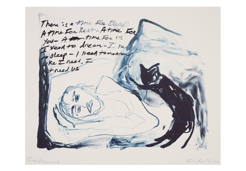 Tracey Emin: I Need tomorrow, 2026. Signed, numbered and dated by the artist. LOPF 2026: Counter Editions, STAND E0
