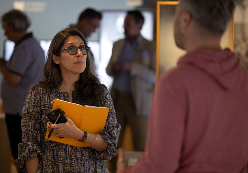 L-R: Nazanin Zaghari-Ratcliffe, Dr. James Bulgin. Photo: courtesy of the Imperial War Museum