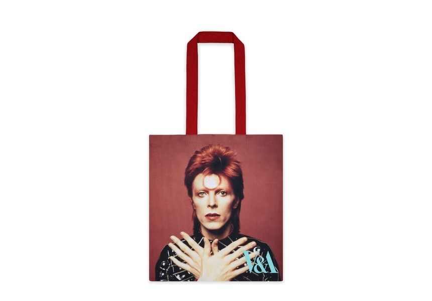 David Bowie Ziggy Stardust portrait tote bag