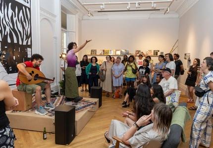 sounding towards - - at Mosaic Rooms.