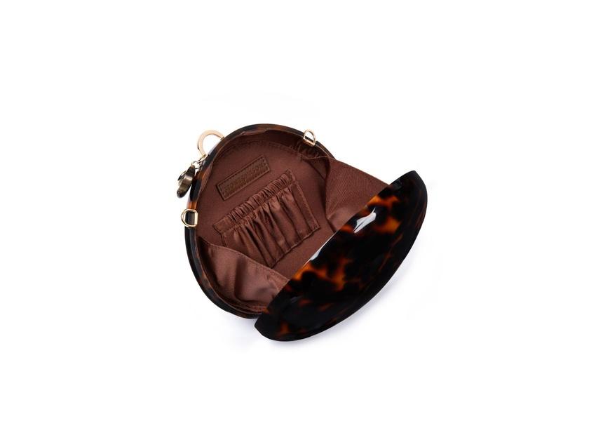 Stone & Mason The Tortoiseshell Stone Bag & Crystal Beauty Kit