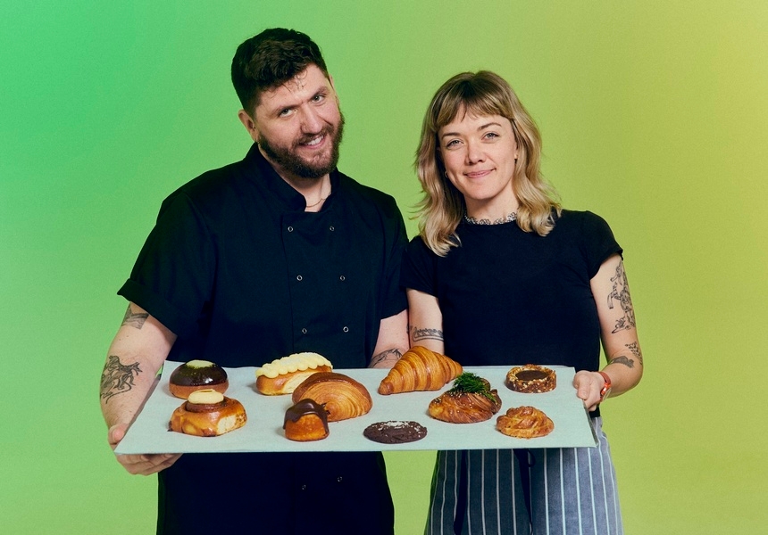 L-R: Oliver Costello, Rebecca Spaven